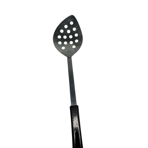 Vintage Stanhome Stainless Slotted Fluted Spatula Strainer and Slotted Spoon - Picture 14 of 16